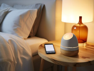 smartphone next to your pillow